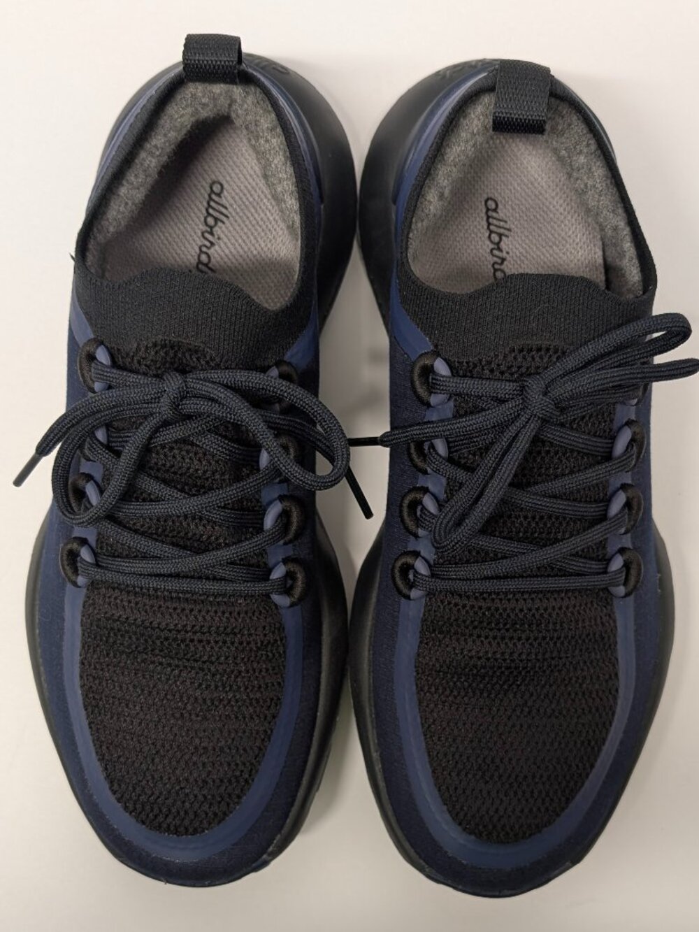 Allbirds Trail Runners SWT Sneakers in Navy Blue/Natural Black - NWOT - Picture 3 of 15